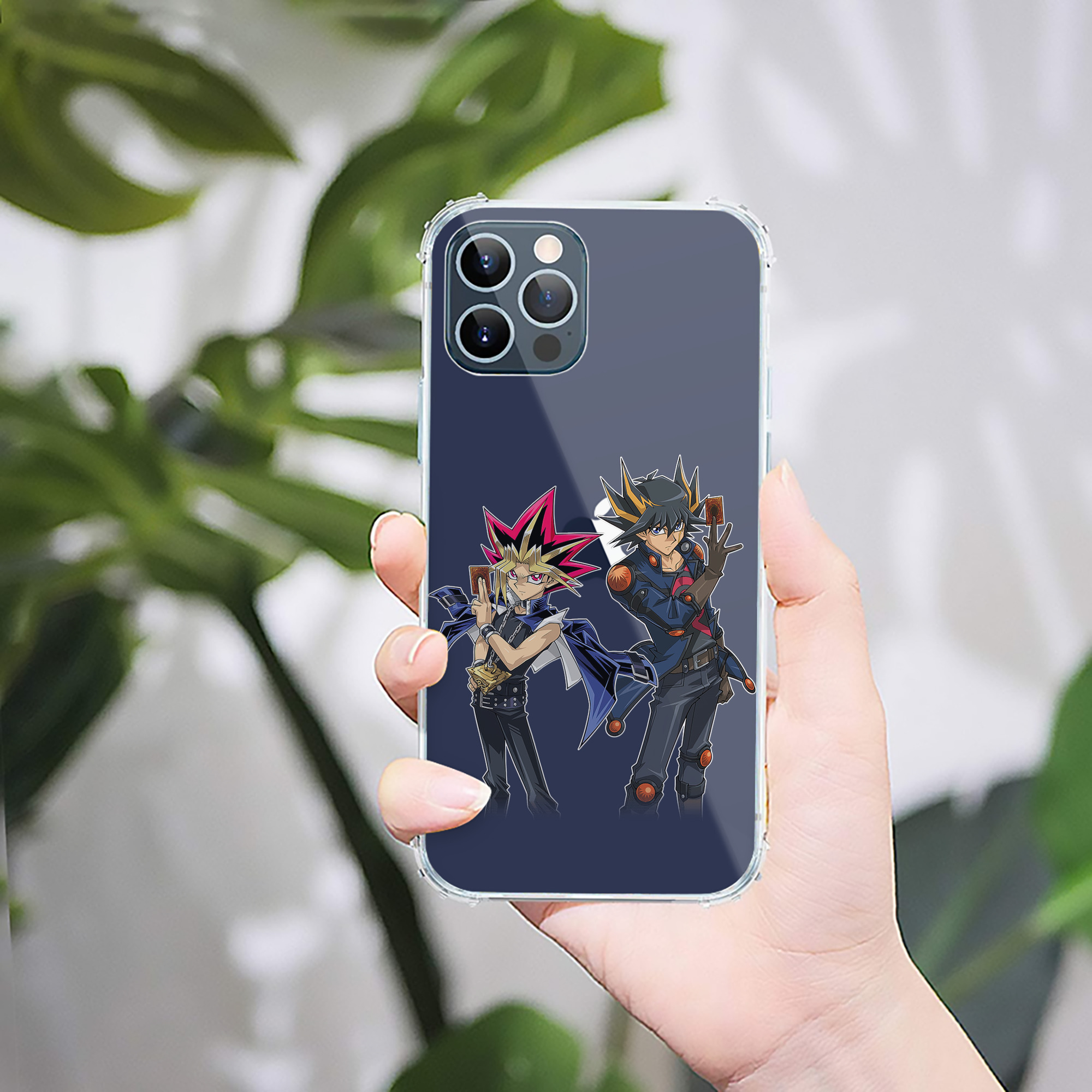 （画像用） 遊☆戯☆王 Yu-Gi-Oh! 【iPhone 12シリーズ対応】透明スマホケース（クリアソフトケース）